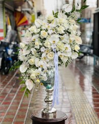 تصویر جام گل طبیعی برای تبریک افتتاحیه خانه عقد 5049 