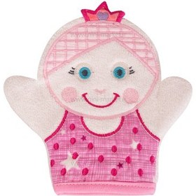 تصویر لیف حمام کودک مدل دختر رنگ صورتی دولانو Dolano 