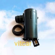 تصویر پمپ شیشه شور پژو پارس سمند ۴۰۵/پمپ آبپاش بیسیم خودرو.ویتکار 