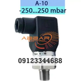 تصویر ترانسمیتر فشار ویکا (WIKA) مدل A-10 بازه -250 تا 250 میلی بار 