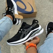تصویر کتونی آسیکس ژل کینسی مکس مشکی / سفید - 43 Asics GEL-KINSEI MAX