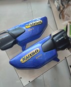 تصویر قاب بغل اصلی کویر موتور مناسب کاربراتور و انژکتور رنگ آبی کاربنی 