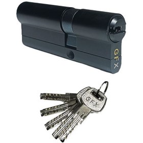 تصویر سیلندر قفل 8 س.م قابلمه سوییچی مشکی گوفیکس G.F.X 