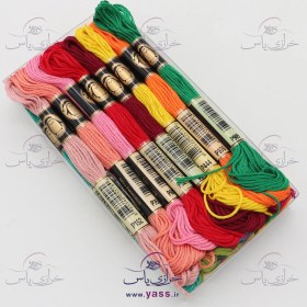 تصویر پک ۲۴ عددی نخ گلدوزی پنگوئن 