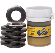 تصویر واشر پولکی زرین (بسته 10‌تایی) 