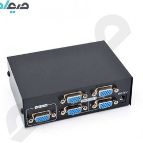 تصویر اسپیلتر 4 پورت VGA مدل VGA-2004 4 port VGA splitter model VGA-2004