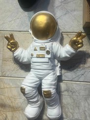 تصویر دیوارکوب فضا نورد - سفید 