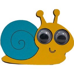 تصویر سر مدادی چوبی چشم متحرک حیوانات 