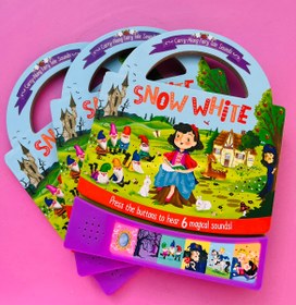 تصویر کتاب موزیکال سفید برفی Snow white sound book