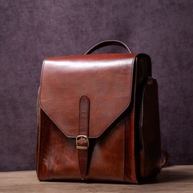 تصویر کوله پشتی چرم تریپ 