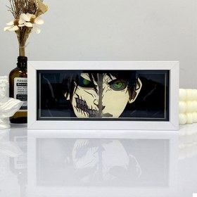 تصویر تابلو لایت باکس انیمه ای اتک | Attack on Titan Anime Light Box 