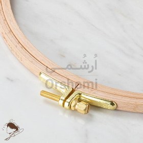 تصویر کارگاه چوبی سایز پنج نورگه قطر 22 سانت 