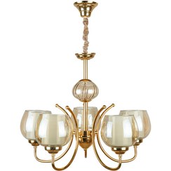 تصویر لوستر پنج شعله آرام A806/5/f 