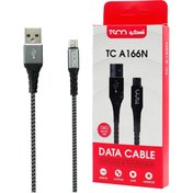 تصویر کابل میکرو یو اس بی 2.1 آمپر تسکو TC A166N طول 1 متر TSCO TC A166N 2.1A 1m Micro USB Cable