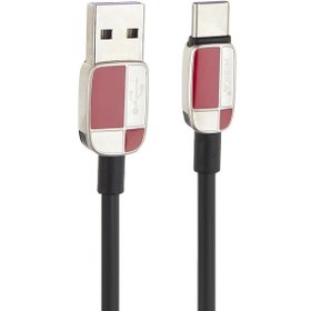 تصویر کابل تبدیل USB به Type-C هیسکا مدل LX-833 طول 1 متر HISKA LX-833 USB To Type-C 1M