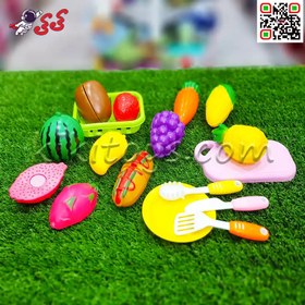 تصویر ست میوه اسباب بازی برشی FROIT SLICE 80301 