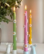 تصویر قالب شمع قلمی بابونه قالب سیلیکونی شمع قلمی بابونه 