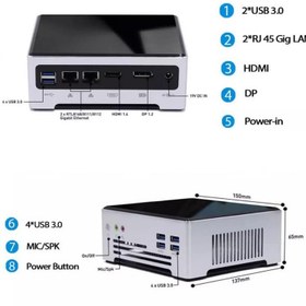 تصویر مینی پی سی Core i9 10885H 