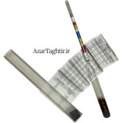 تصویر هیدرومتر ۳ کاره اورجینال ( آلمانی ) شیرینی سنج قند سنج تخمیر تقطیر 