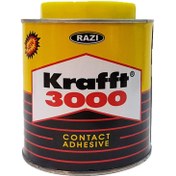 تصویر چسب کرافت رازی Krafft 3000 حجم ۱ لیتر Razi Krafft 3000 Contact Adhesive 1 L