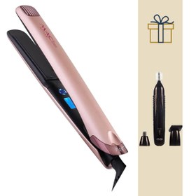 تصویر اتو مو مک استایلر مدل MC-3076A به همراه موزن گوش و بینی مدل MC-8809 MAC Styler MC-3076A Hair Straightener