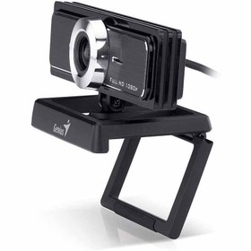 تصویر وب کم جنیوس مدل F100 ا Genius F100 Full HD Black Webcam Genius F100 Full HD Black Webcam