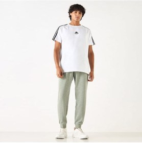 تصویر شلوار جین کپا با لوگو، دوخته شده با بند کشی و جیب‌دار برند kappa Kappa Logo Embroidered Joggers with Drawstring Closure and Pockets