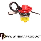 تصویر اسباب بازی مدل پرتابگر دینامیتی فرفره انفجاری رنگ آبی 