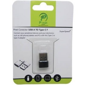 تصویر تبدیل Type-C به P-net USB usb a to typ-c