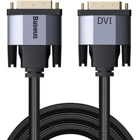 تصویر کابل تبدیل دی‌وی‌آی 2 متری بیسوس Baseus Enjoyment 2K DVI To DVI Cable CAKSX-R0G 