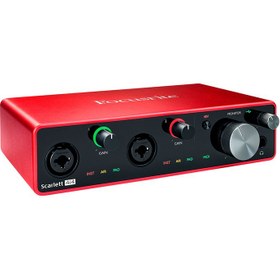 تصویر کارت صدا کارکرده Focusrite Scarlett 4i4 3rd Gen 