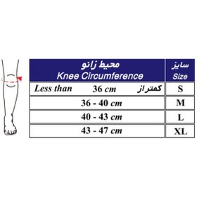 تصویر زانوبند طبی طب و صنعت مدل 40200 