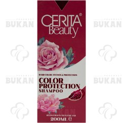 تصویر شامپو محافظ رنگ مو سریتا مناسب موهای رنگ شده ۲۰۰ میلی لیتر Cerita Beauty Color Protection Shampoo 200 ml