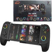 تصویر دسته بازی موبایلی بی سیم تسکو مدل TG140W رنگ مشکی (با گارانتی 18 ماهه توسن سیستم شرق) TSCO TG 140W Wireless Game PAD