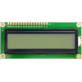 تصویر نمایشگر lcd کاراکتری 16*2 با بک لایت سفید 