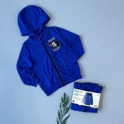 تصویر سویشرت پسرانه بچگانه لوپیلو آلمانی آبی - ۱۲ تا ۲۴ ماه 