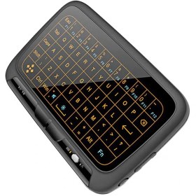 تصویر مینی کیبورد بی سیم با تاچ پد مدل +H18 H18+ Mini Wireless Keyboard with Touchpad