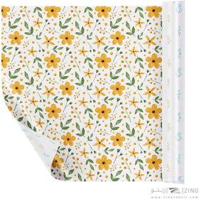 تصویر کاغذ کادو دورو ایمان طرح گل1 کد0343- یک بسته 25 تایی (فروش عمده) 