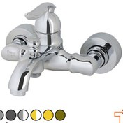 تصویر شیر حمام طوفان فلز مدل بارسا - کروم Tofan Felez Bath Faucet Barsa Model