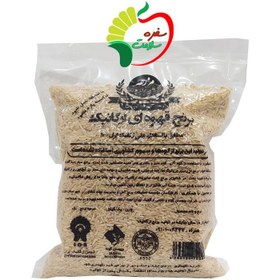 تصویر برنج قهوه ای هاشمی ارگانیک 1 کیلویی شکراله پور 