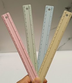 تصویر خط کش فلزی پاستلی 