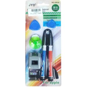 تصویر ست ابزار پیچ گوشتی JYD 8029 مناسب تعمیرات گوشی موبایل آیفون و مک بوک 