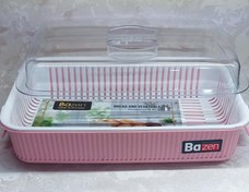 تصویر سبد نان و سبزی و سبزیجات بازن 