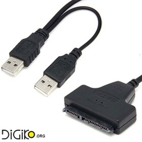 تصویر کابل تبدیل USB 2.0 به SATAمخصوص هارد نوت بوک 