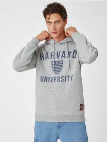 تصویر هودی چاپی دارای مجوز هاروارد برند Koton Harvard Hoodie Licenced Printed