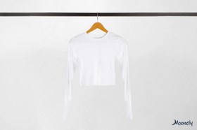 تصویر کراپ آستین بلند کبریتی 