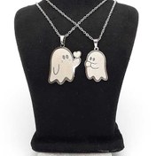 تصویر گردنبند ست روح ۲ عددی با جنس استیل 