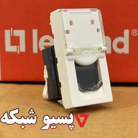 تصویر کیستون شبکه باریک لگراند Cat6 UTP Legrand Cat6 UTP narrow network keystone