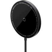 تصویر شارژر بی سیم 15 وات باسئوس Simple Mini3 Magnetic CCJJ040001 Baseus Simple Mini3 Magnetic CCJJ040001 15W Wireless Charger