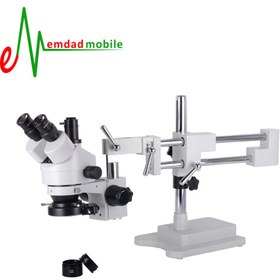 تصویر لوپ آنالوگ دیجیتال سه چشم سانشاین SZM45T-B1 مناسب تعمیرات برد گوشی ا EasyFix microscope EasyFix microscope